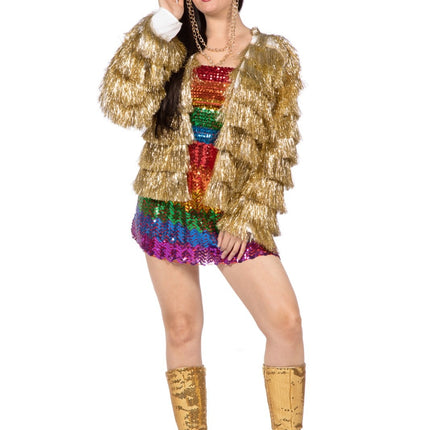 Chaqueta Festival Oro