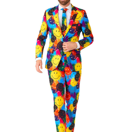 Traje de goteo sonriente para hombre <tc>OppoSuits</tc>