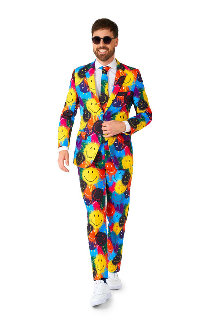 Traje de goteo sonriente para hombre <tc>OppoSuits</tc>