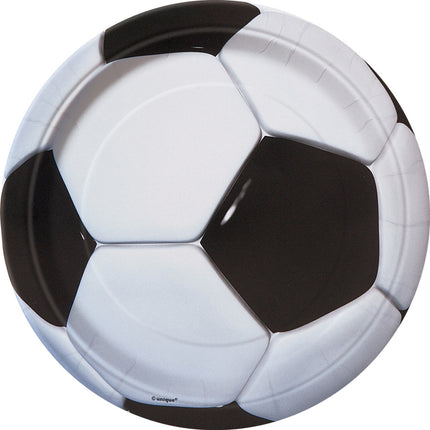 Platos Fútbol 23cm 8ud