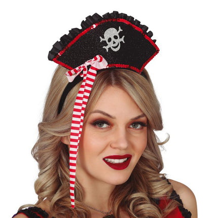Tiara sombrero pirata