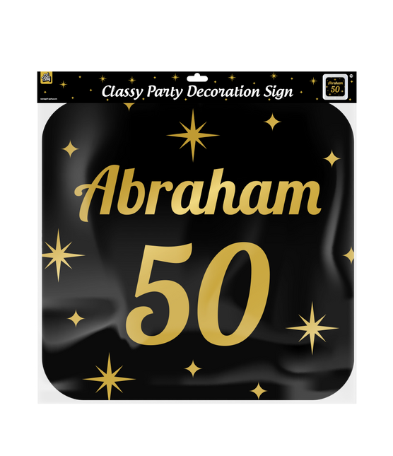 Abraham Cartel de puerta 50cm
