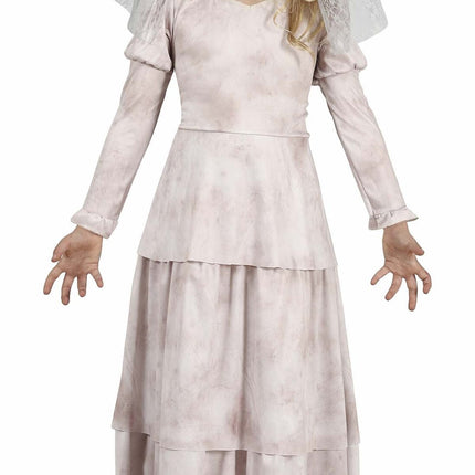 Disfraz Fantasma Halloween Niña Blanco