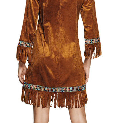 Vestido indio Marrón M