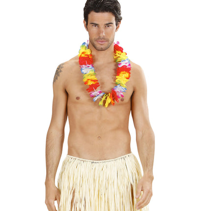 Corona hawaiana de colores Lujo