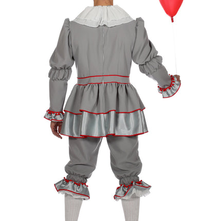Traje de payaso Gris