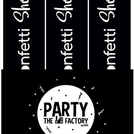 Cañón de confeti Bio de colores 40 cm