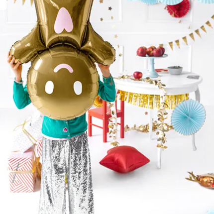 Globo de Helio Pan de Jengibre Vacío 97cm