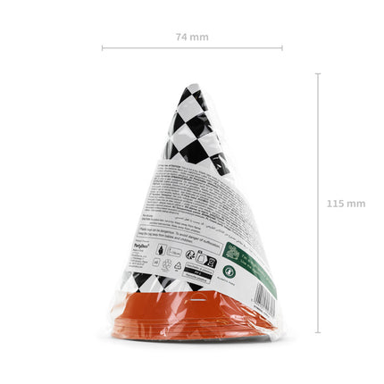 Sombreros de fiesta de carreras 16cm 6pcs