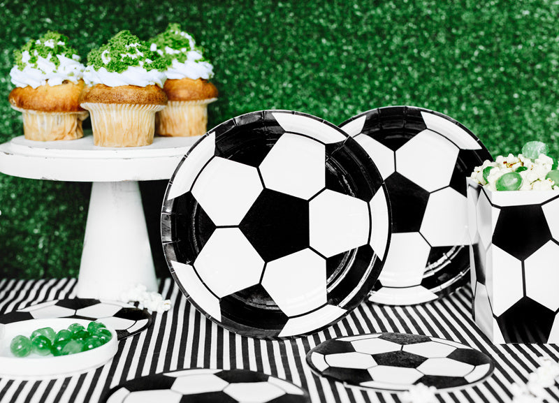 Platos Fútbol 18cm 6uds