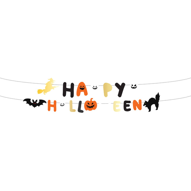 Fular Letra Feliz Halloween