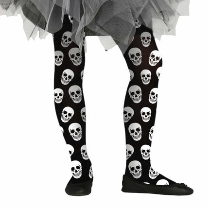 Malla Halloween Calavera Niña