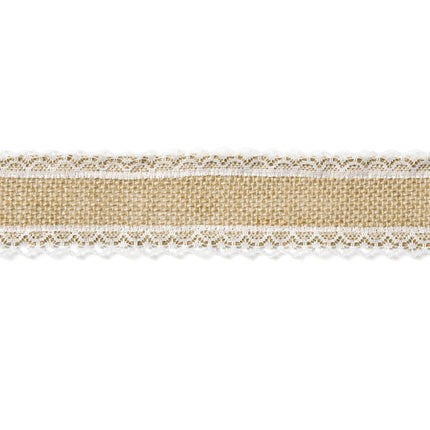 Cinta de arpillera Encaje 5cm 5m