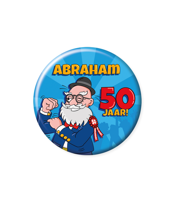 Botón Abraham 50 Años 5,5cm