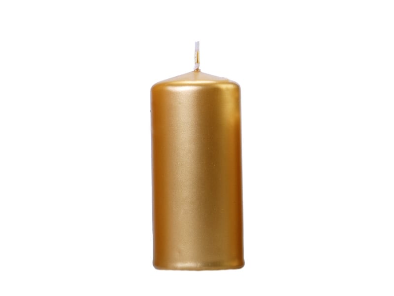 Vela Blunt Oro Metálico 12cm 6pcs