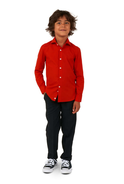 Camisa Roja Niño <tc>OppoSuits</tc>