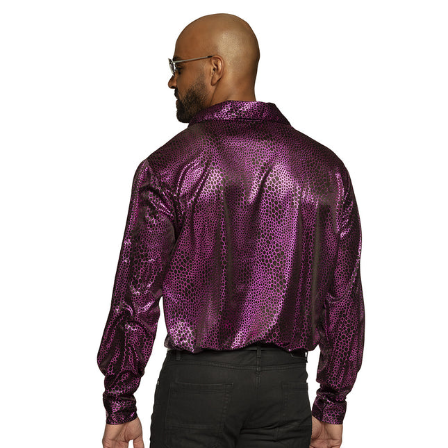 Blusa Disco Hombre Violeta