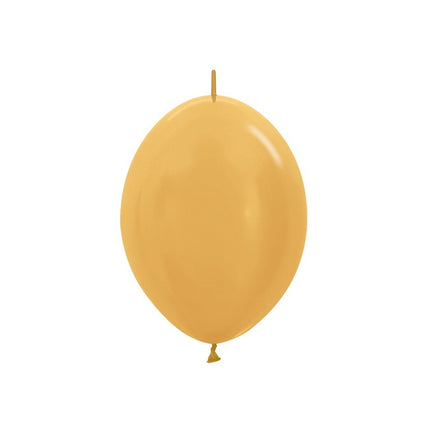 Globos Oro Metálico 15cm 50pcs
