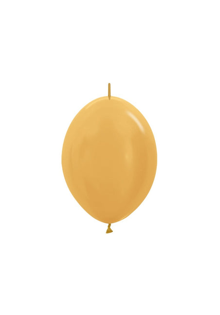 Globos Oro Metálico 15cm 50pcs