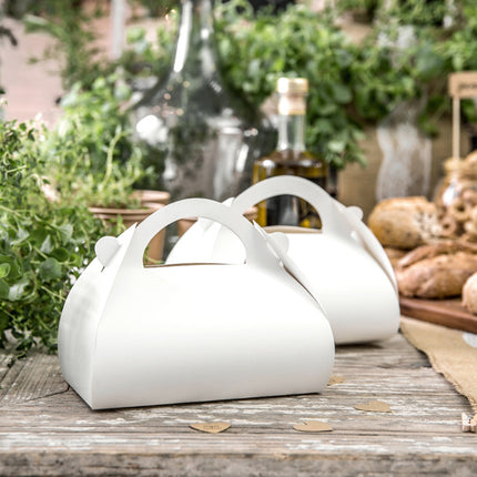 Cajas para tartas Blanco 16cm 10pcs