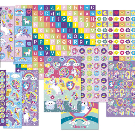 Juego de pegatinas Unicornio grande