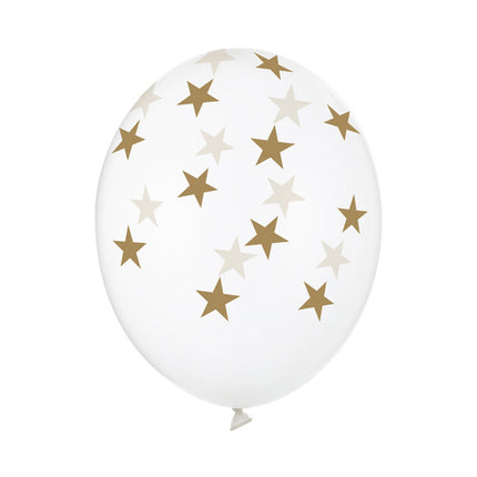 Globos Transparentes Estrellas de Oro Translúcidos¬†