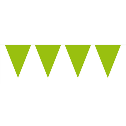 Línea de bandera verde lima 10 m