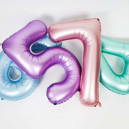 Globo Figura 1 Rosa Pastel XL 86cm vacío