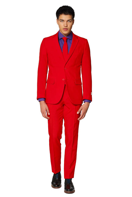Traje Rojo Hombres <tc>OppoSuits</tc>