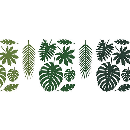 Set Decoración Hawai Hoja de Palma 21 piezas