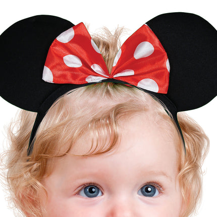 Disfraz de Minnie Mouse Rojo Blanco Bebé