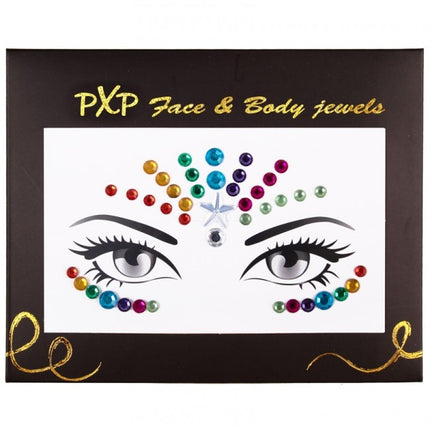 PXP Pegatina Rostro Joyas Rostro Sueño Arco Iris