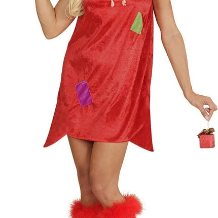 Vestido de Papá Noel Bolsa de Navidad con cinta para el pelo de regalo