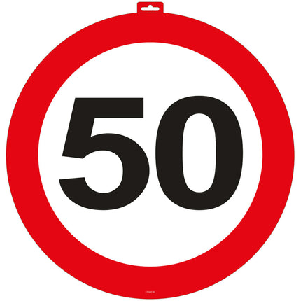 Cartel de puerta 50 Años 47cm
