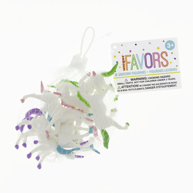 Regalos para compartir unicornios 8pcs