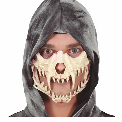 Máscara de Halloween Dientes de Calavera