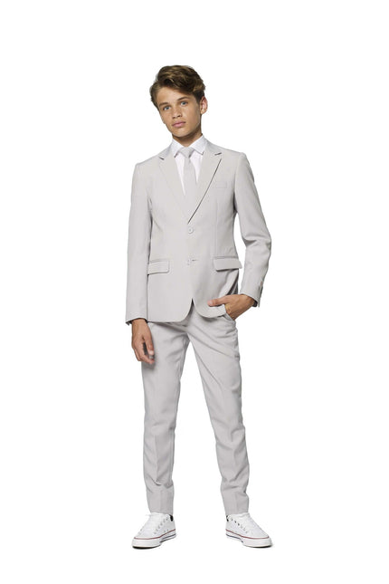 Traje Gris Niño Adolescente <tc>OppoSuits</tc>
