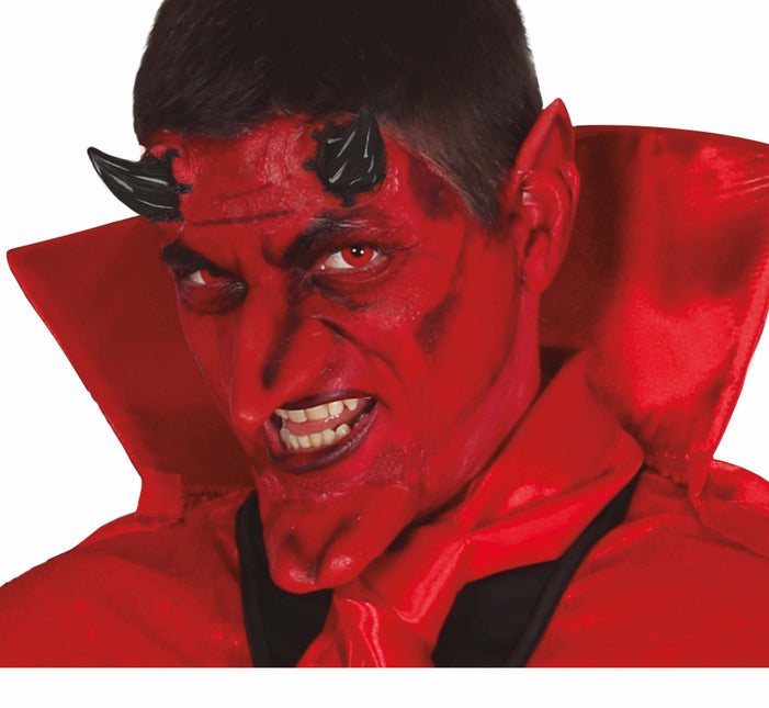 Halloween Pegatinas Cara Diablo