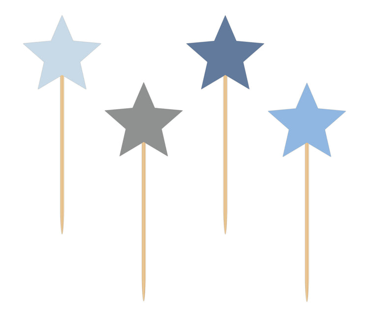 Pinchitos Estrella 4cm 8pcs