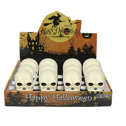Halloween Calavera de cuerda 5cm 12uds.