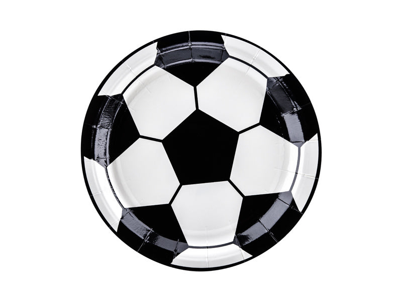 Platos Fútbol 18cm 6uds