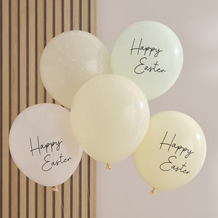 Globos Pascua Feliz Pascua 30cm 5pcs