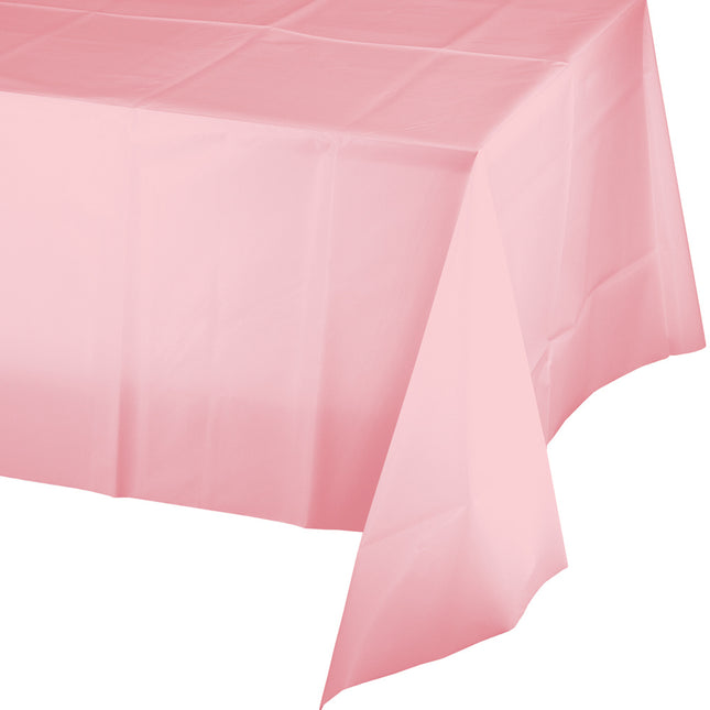 Mantel Rosa Plástico 2,74m