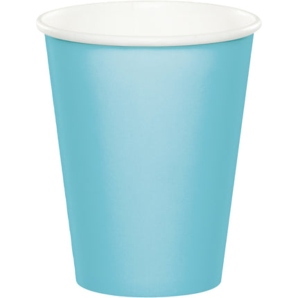 Vasos azul claro 256ml 24uds