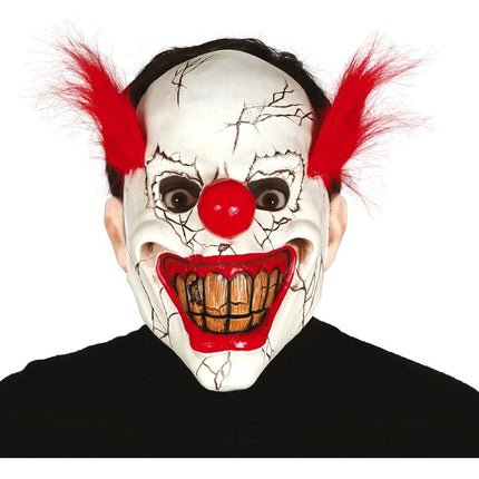 Halloween Horror Máscara de Payaso Pelo