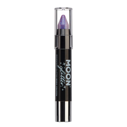 Moon Glitter Iridescent Body Crayons Morado 3.2g