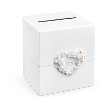 Caja Sobre Boda Corazón 24cm