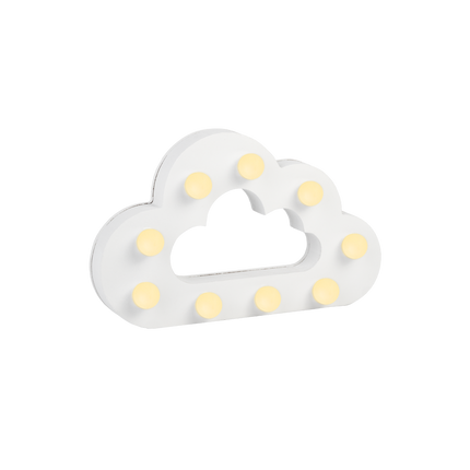 Nube de luz blanca