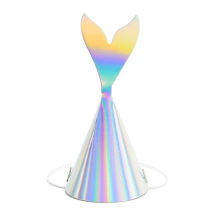Sombreros de fiesta de sirena 18cm 6pcs