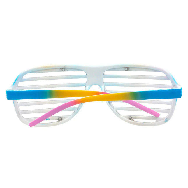 Gafas Arco Iris Rayas Purpurina